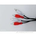 1 a 3 Video Cable Audio Lines TV RCA Line